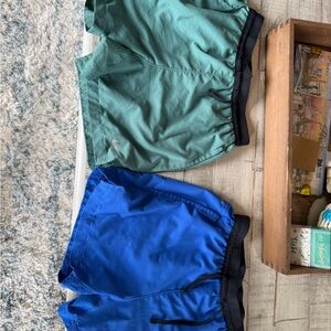 Green and Blue Boys Dri-fit Shorts